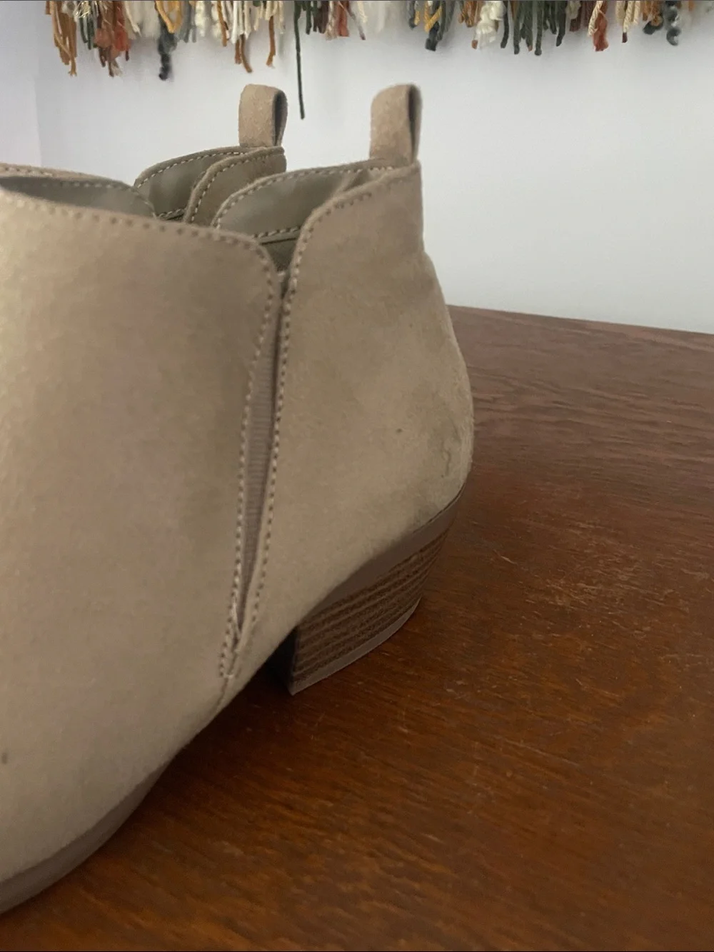 American Eagle Outfitters taupe suede